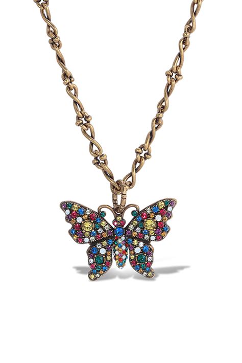 gucci butterfly|gucci butterfly necklace.